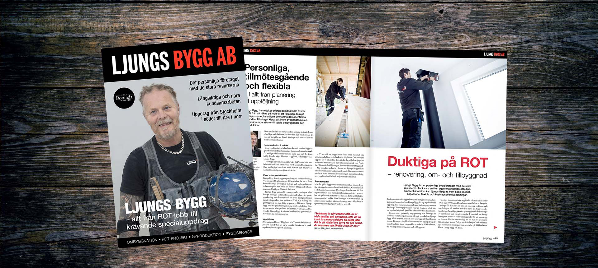 Ljungs Bygg-digital tidning